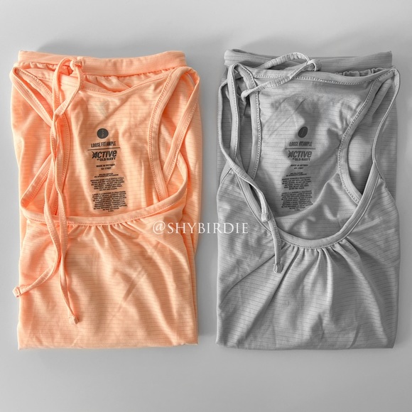 NEW Lot of 2 Old Navy Active Loose Fit Athletic Racerback Tank Tops, Small - Picture 3 of 14